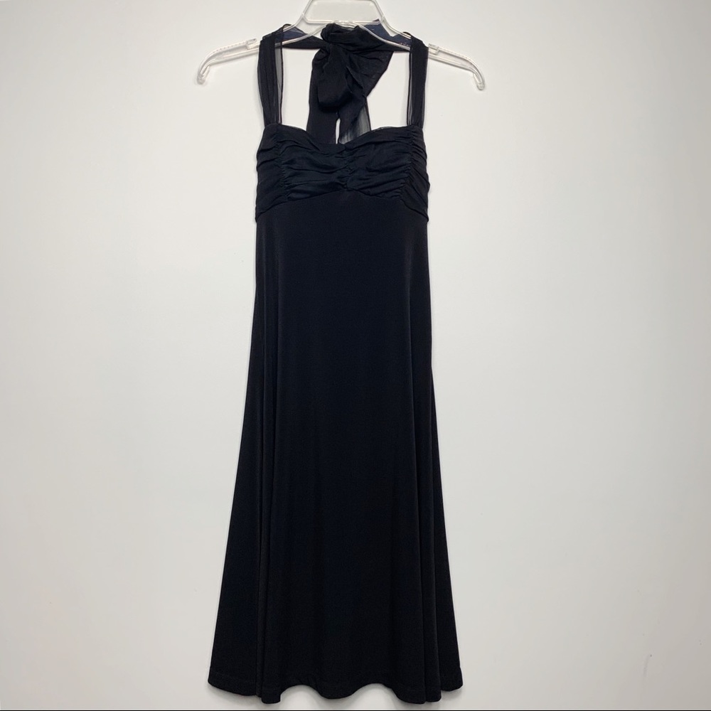 Slinky Black Dress - Picture 2 of 7